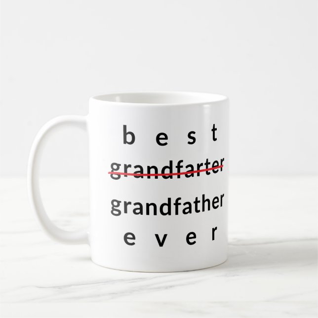 Caneca De Café Best Grand-Farter Ever Mug for Grandpa (Esquerda)