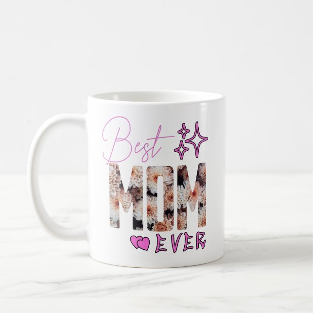Caneca De Café Best mom ever (Esquerda)
