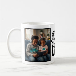 Caneca De Café Best Mom Ever Retro Groovy 2 Photo Keepsake