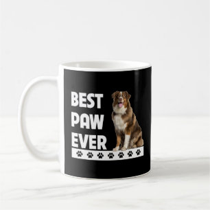 Caneca De Café Best Paw Ever Aussie Dog Shepherd F Australiano