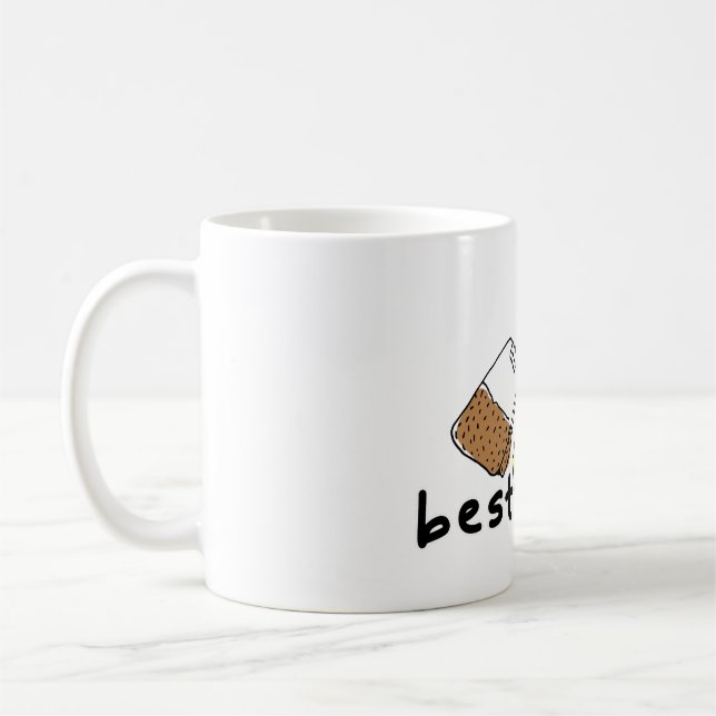Caneca De Café “Best TEAcher” – Cute Funny Teacher Gift  (Esquerda)