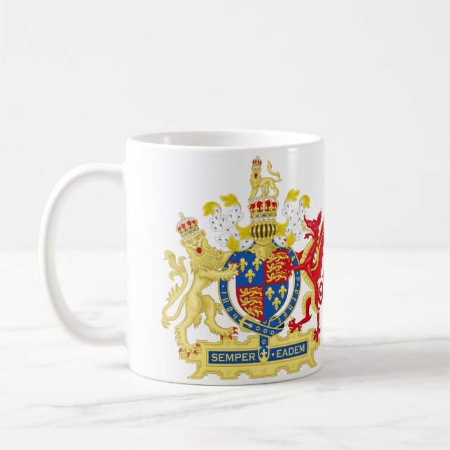 Caneca De Café Bestand Casaco De Armas Da Inglaterra (Esquerda)