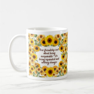 Caneca De Café Bestie Quote Mug – Cute Friendship Gift
