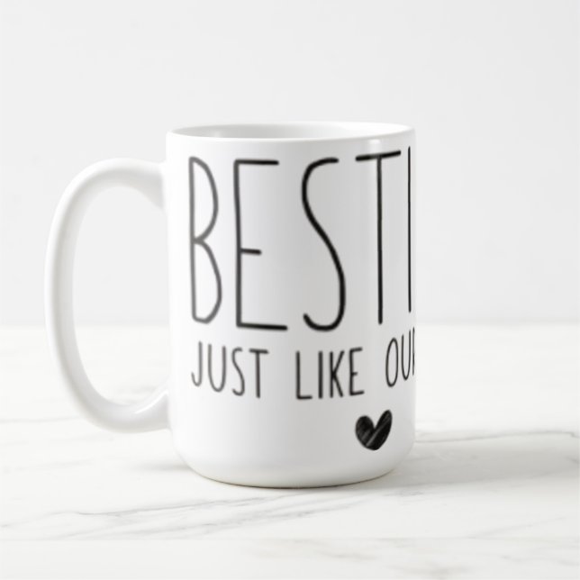 Caneca De Café Besties Como Nossas Mães (Esquerda)