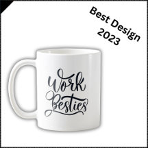 Besties de Trabalho - Colaborador Amigo Gift Mug -