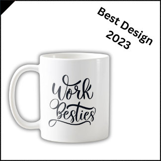 Caneca De Café Besties de Trabalho - Colaborador Amigo Gift Mug -
