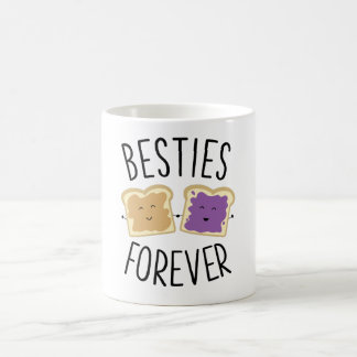 Caneca De Café Besties Para Sempre De Manteiga De Amendoim Os Mel