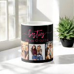 Caneca De Café Besties Rosa Quente Amigos 3 Colagem de Fotografia<br><div class="desc">Celebre a sua amizade com os Amigos de Besties Rosa Quente 3 Colagem Fotográfica, guarde a Mug de Café. Esta caneca vibrante apresenta uma bela colagem organizada de três fotos queridas, capturando momentos inesquecíveis com seus melhores amigos. O design cor-de-rosa quente adiciona um toque divertido e na moda, fazer-o como...</div>