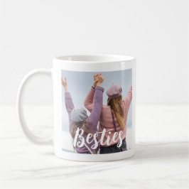 Caneca De Café Besties Script Friends Keepsake Photo
