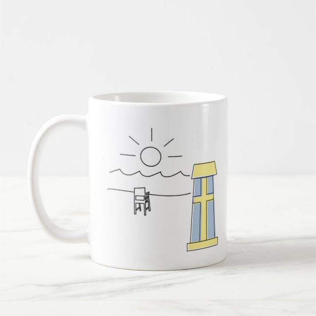 Caneca De Café Bethany Beach (Esquerda)