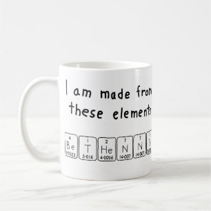Caneca De Café Bethenny periódico mesa name mug