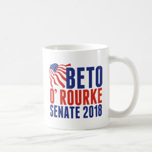Caneca De Café Beto O'Rourke para o Senado 2018