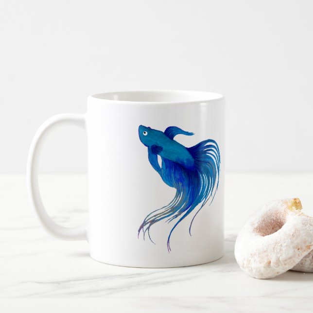Caneca De Café Betta Fish (Com Donut)