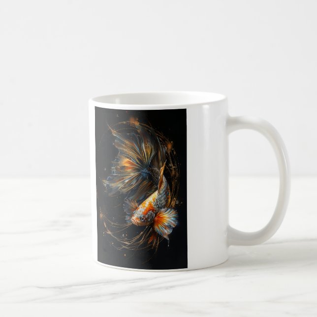 Caneca De Café Betta Fish (Direita)