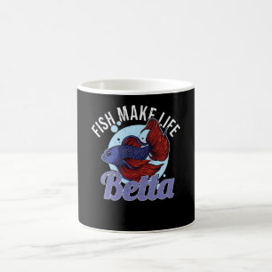 Caneca De Café Betta Lutando Peixes Aquaristas Peixes Ornamentais