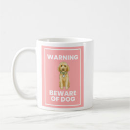 Caneca De Café Beware of Doodle Dog Comic Mug