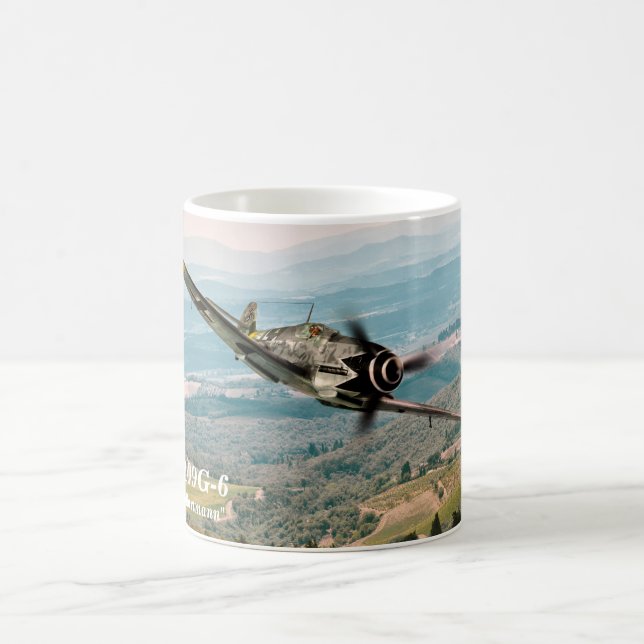 Caneca De Café BF 109G-6 "Erich Hartmann" (Centro)