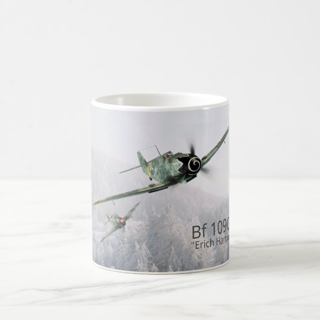 Caneca De Café BF 109G  "Erich Hartmann" (Centro)