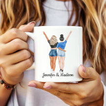 BFF Besties de Melhores Amigos Nome Personalizado