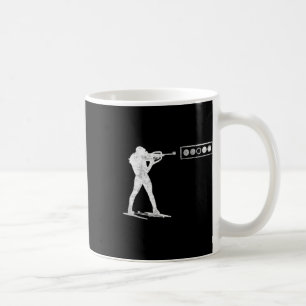Caneca De Café Biathlet No Intervalo De Fotos