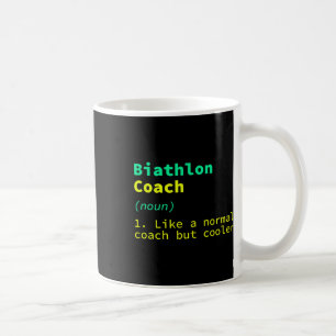 Caneca De Café Biathlon Coach Definition Funny Biathlete Humor 11