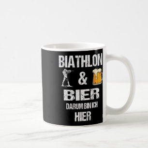 Caneca De Café Biathlon e Beer Darum Caixa Ich Hier Skier