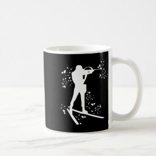 Caneca De Café Biatleta esqui nórdico biatlo