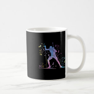 Caneca De Café Biatleta Nórdico de Esqui Biatlo 4