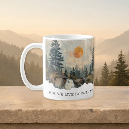 Caneca De Café Bible Verse 2 Corinthians 5:7 River Faith Mug