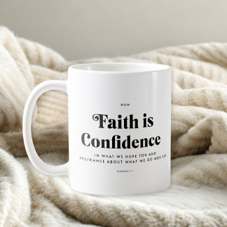 Caneca De Café Bible Verse Hebrews 11:1 Mug
