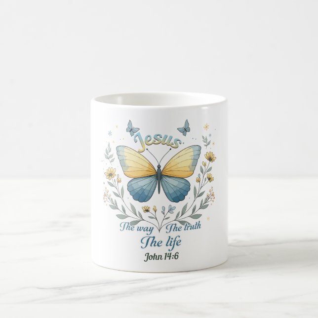 Caneca De Café Bíblia Cristã Inspiradora Verso (Centro)