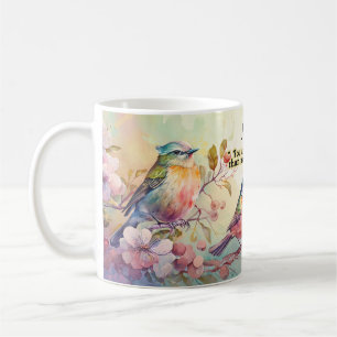 Caneca De Café Bíblia de nome personalizado Verse Mug apresentand