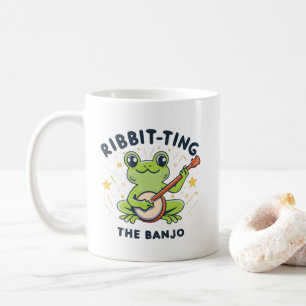 Caneca De Café Bíblia no Banjo, Sapo bonito tocando música