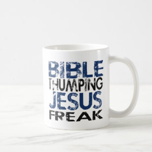 Caneca De Café Bíblia Thuming Jesus Freak