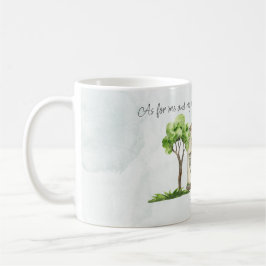 Caneca De Café Bíblia Versa Como Para Mim e Minha Casa