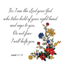 Bíblia Verse Coffee Mug - Isaiah 41:13