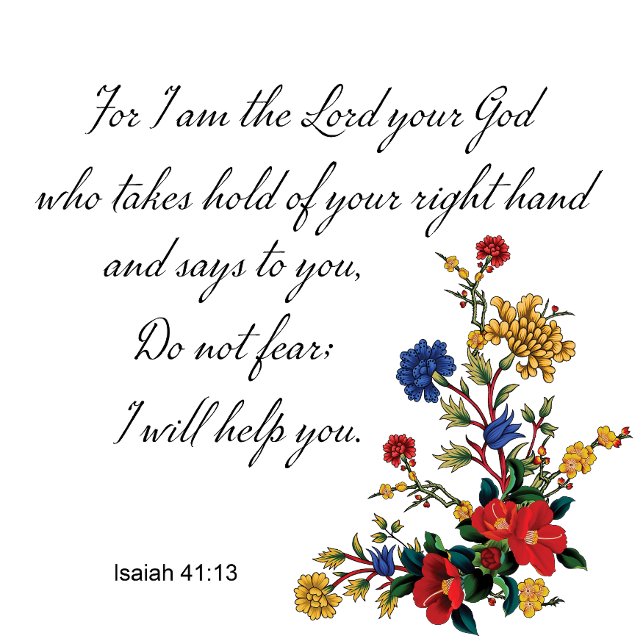 Caneca De Café Bíblia Verse Coffee Mug - Isaiah 41:13 (Criador carregado)