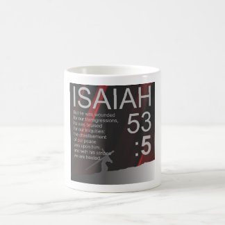 Caneca De Café Bíblia Verse Mug Day 5, ISAIAH 53:5