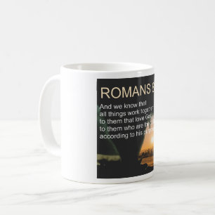Caneca De Café Bíblia Verse Mug Dia 13, ROMANS 8:28