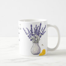 Bíblia Verso Mug Lavanda e tema Lemon