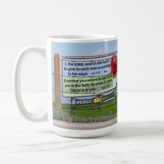 Caneca De Café Bíblia versos para acordar! (Esquerda)