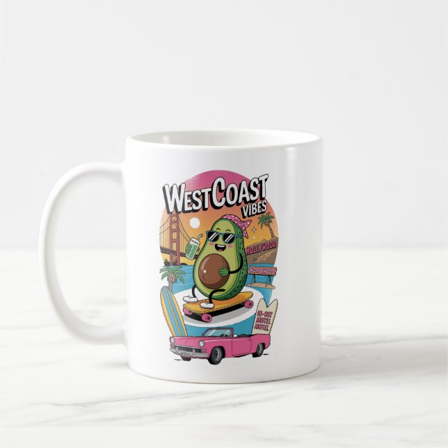 Caneca De Café Bíblias Ocidental Avocado (Esquerda)