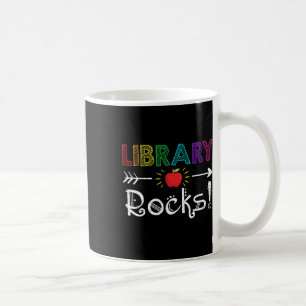 Caneca De Café Biblioteca Agrada Professor Aluno Diversão Volta à
