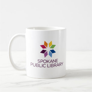 Caneca De Café Biblioteca Pública Spokane Mug