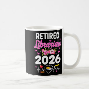 Caneca De Café Bibliotecária aposentada est 2026 bibliotecária es