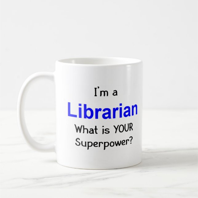 Caneca De Café Bibliotecário (Esquerda)