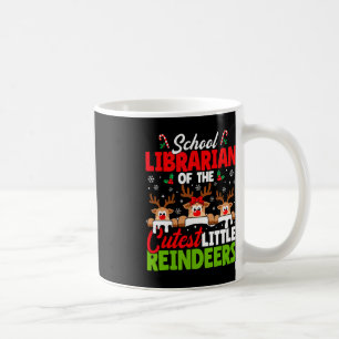 Caneca De Café Bibliotecário Da Escola De Natal Das Rebeldes Mais