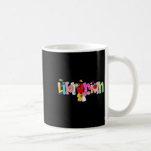 Caneca De Café Bibliotecário do Arco de Lápis de Coquette De Volt