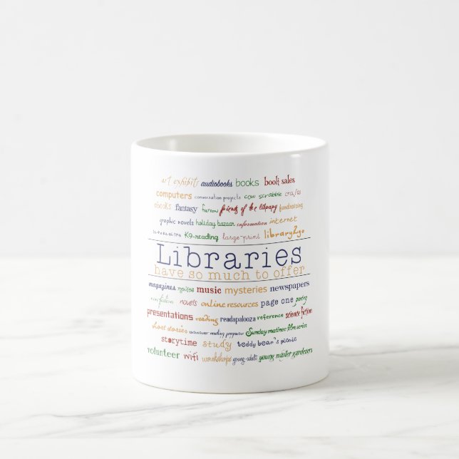 Caneca De Café Bibliotecas (Centro)