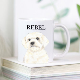 Caneca De Café Bichon, Bolonha, Coton, Havanese,